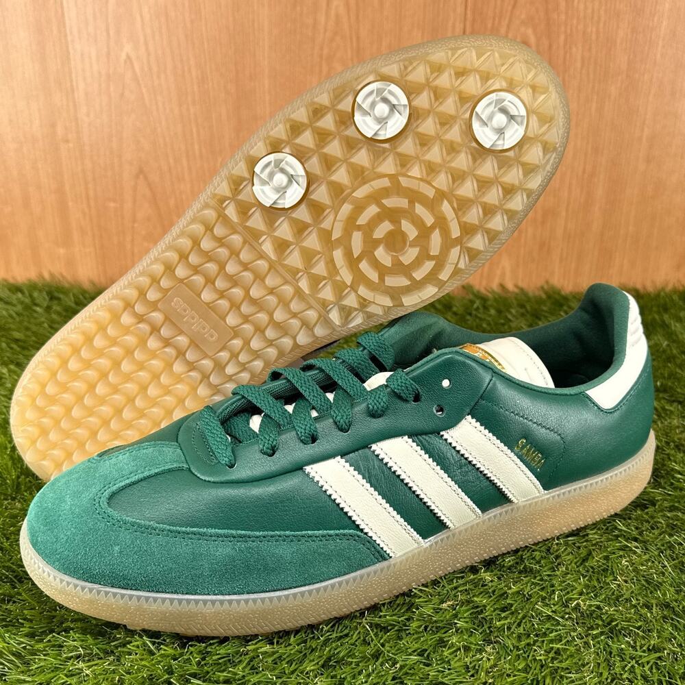 adidas Samba Spikeless Golf JP8652 Men’s US 12 Green White New Without Box